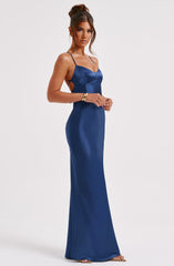 Malika Maxi Dress - Navy