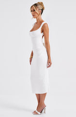 Malina Midi Dress - Ivory