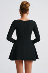 Megan Minikleid - Schwarz