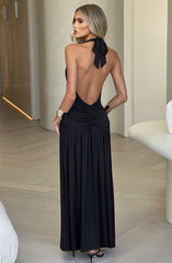 Melania Maxi Dress - Black