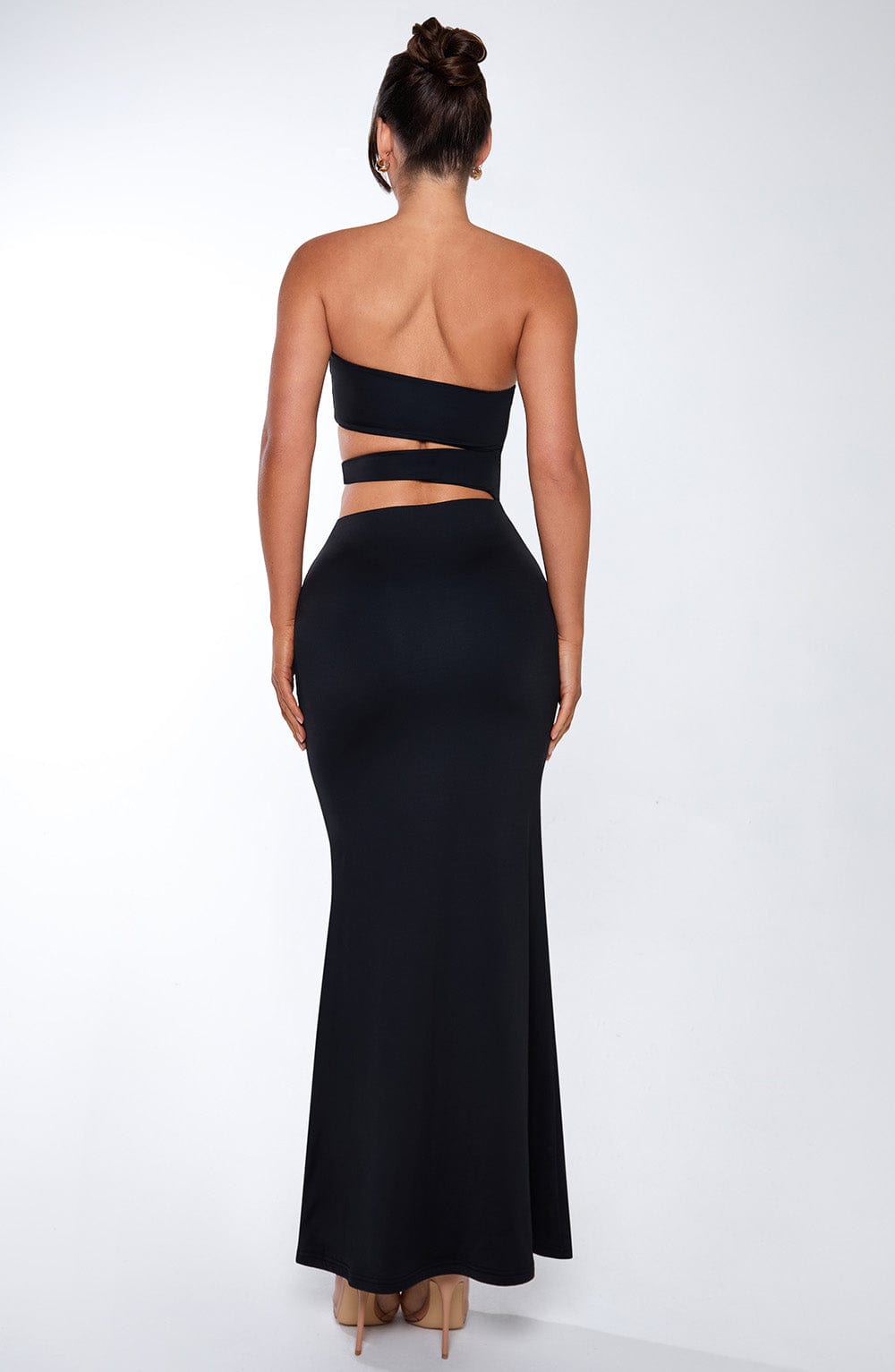 Milia Maxikleid - Schwarz