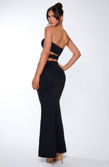 Milia Maxikleid - Schwarz