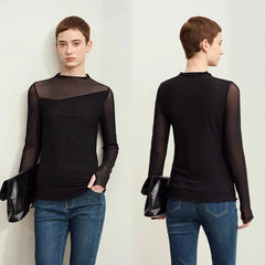 Minimalist Mesh Slim T-Shirt