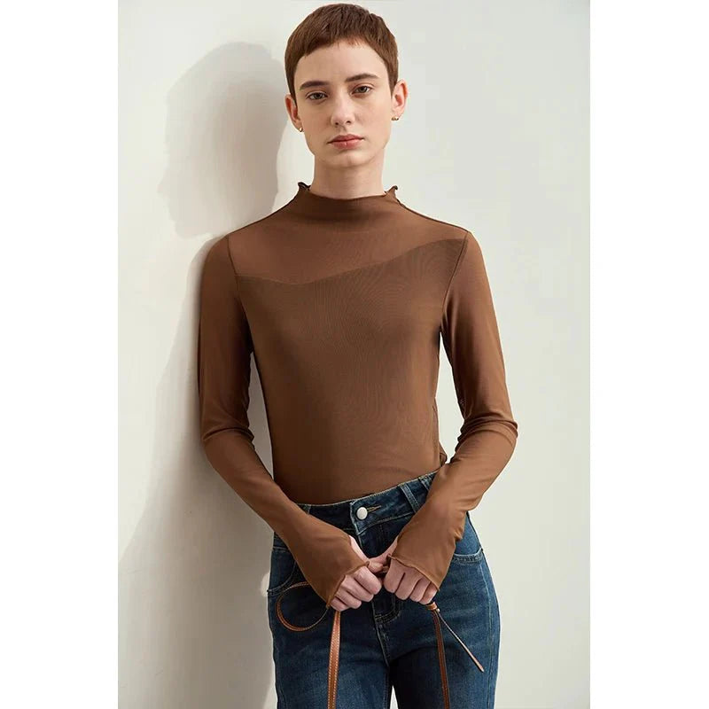 Minimalist Mesh Slim T-Shirt