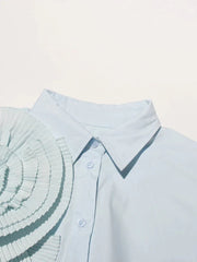 Minimalist Shirts Loose Single Breasted