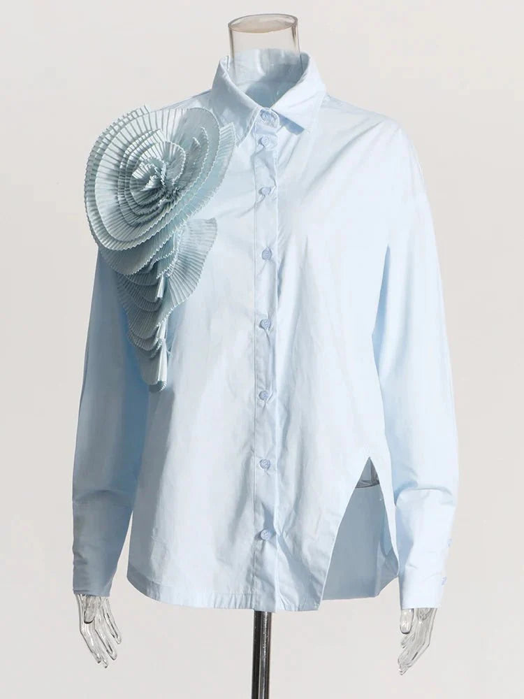Minimalist Shirts Loose Single Breasted