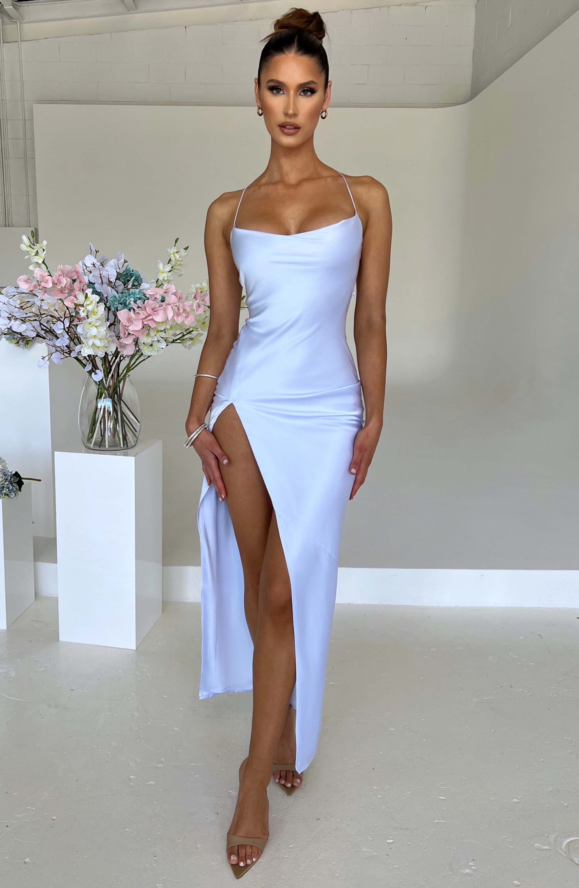 Misha Maxikleid - Babyblau