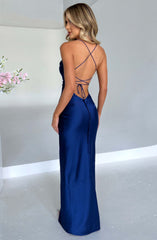 Misha Maxikleid - Marineblau