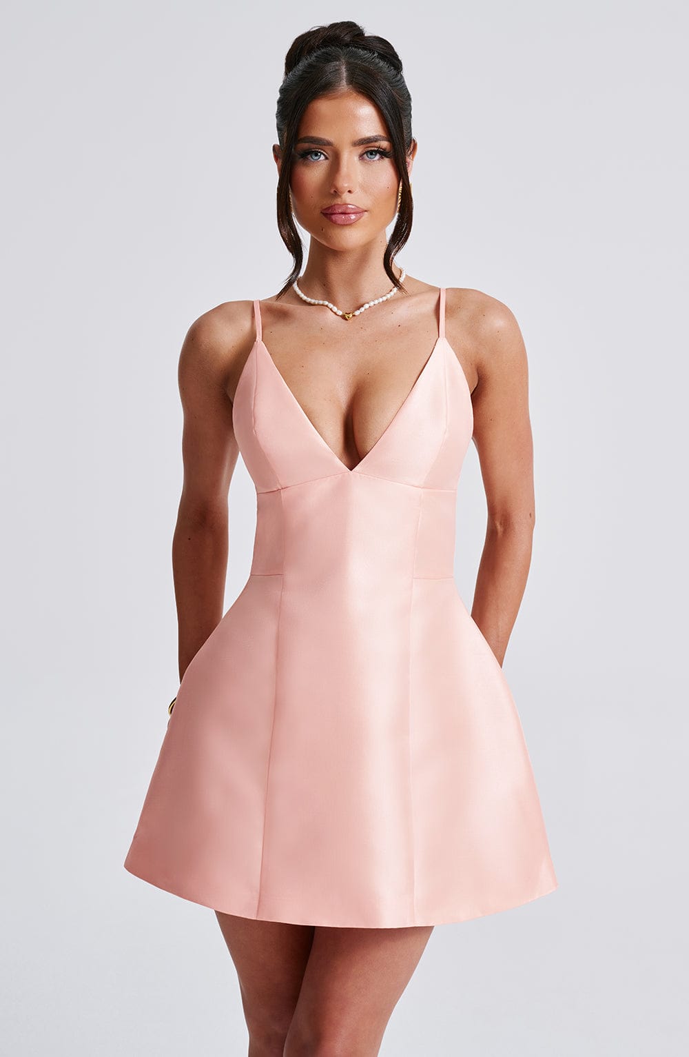Nicole Minikleid - Pfirsich