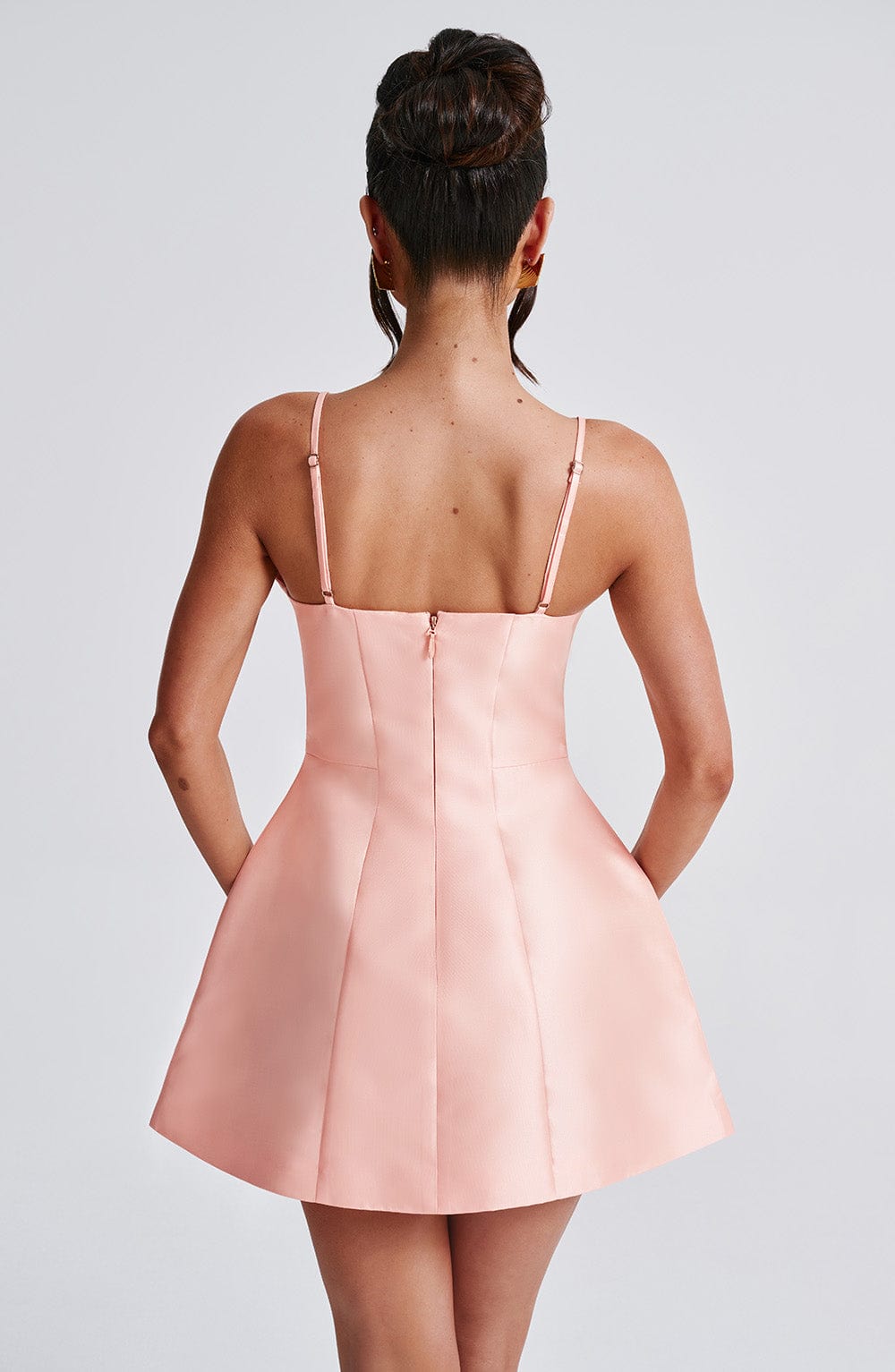 Nicole Minikleid - Pfirsich