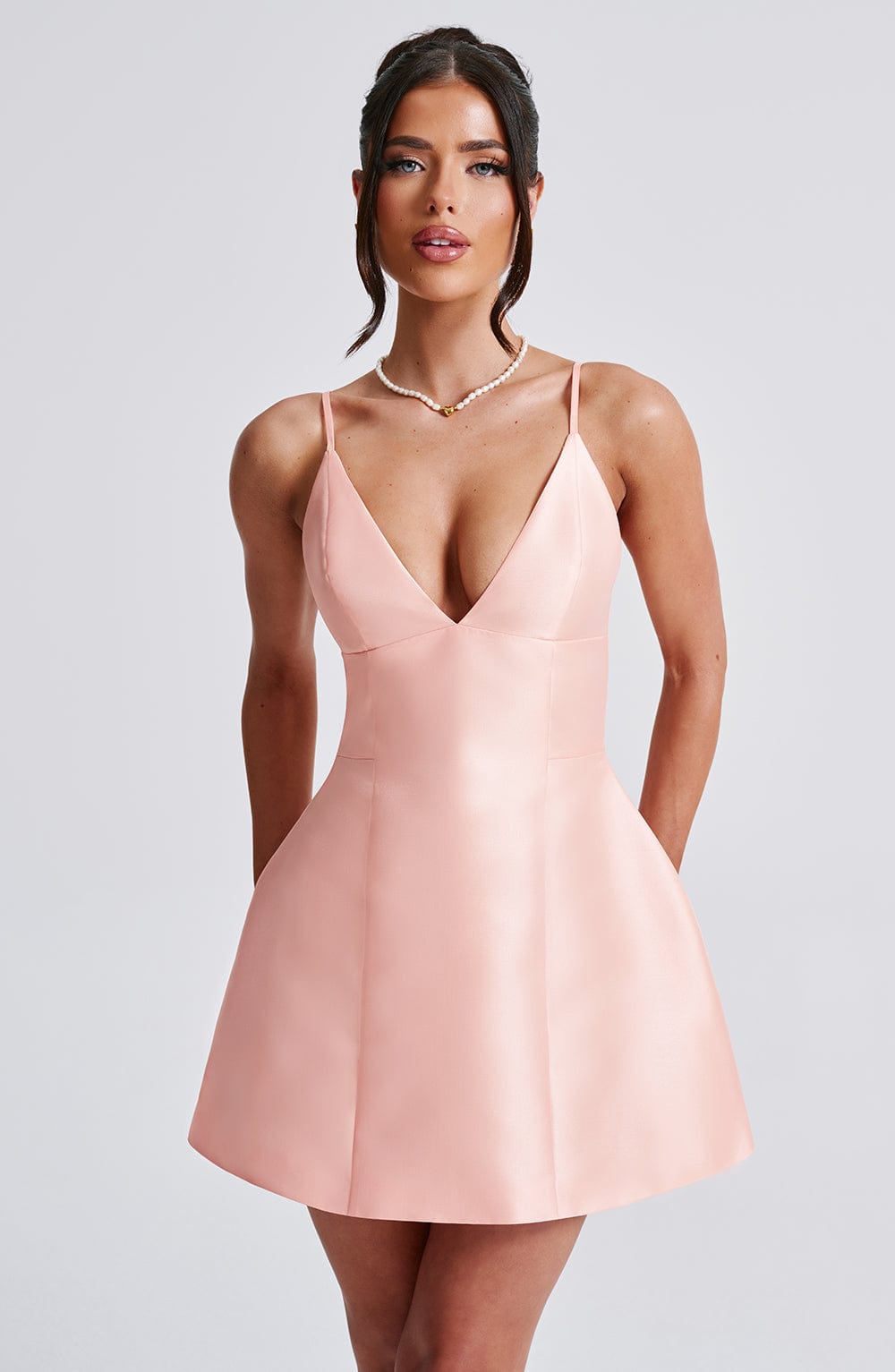 Nicole Minikleid - Pfirsich