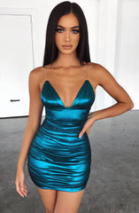 Nikita Mini Dress - Emerald