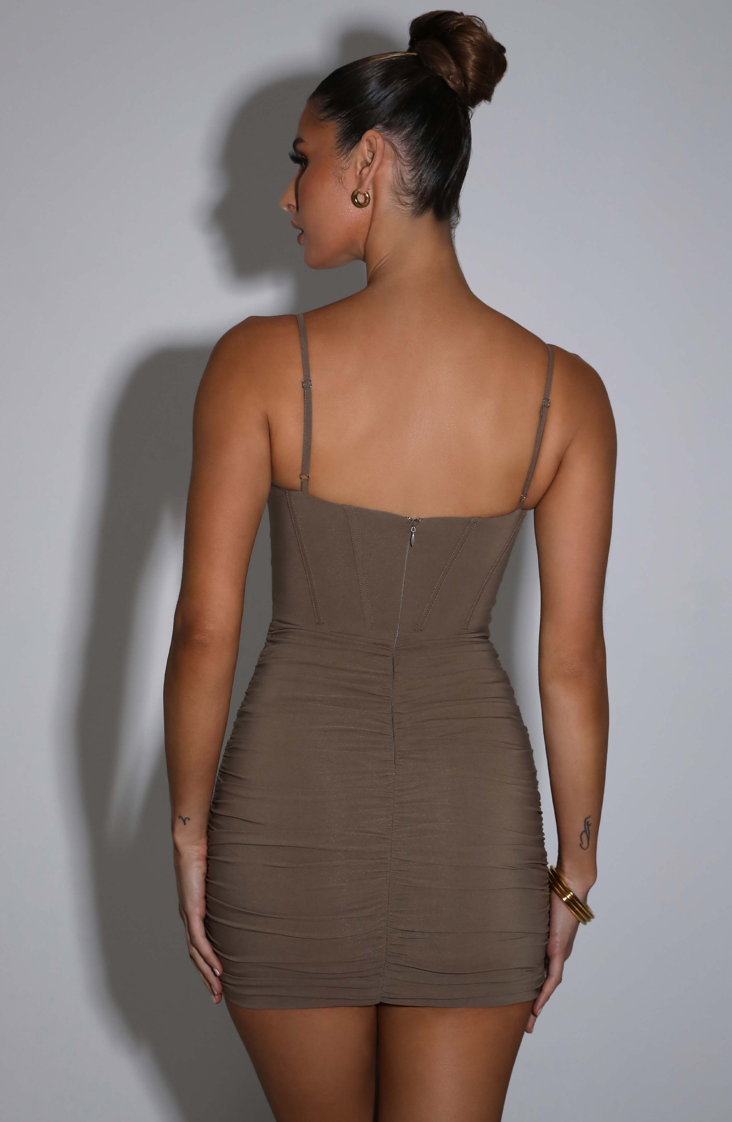 Nyla Minikleid - Mokka