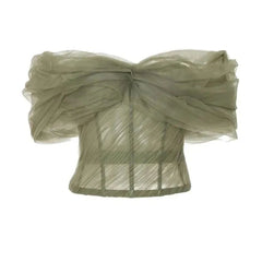 Off the Shoulder Corset Sexy Top Cami