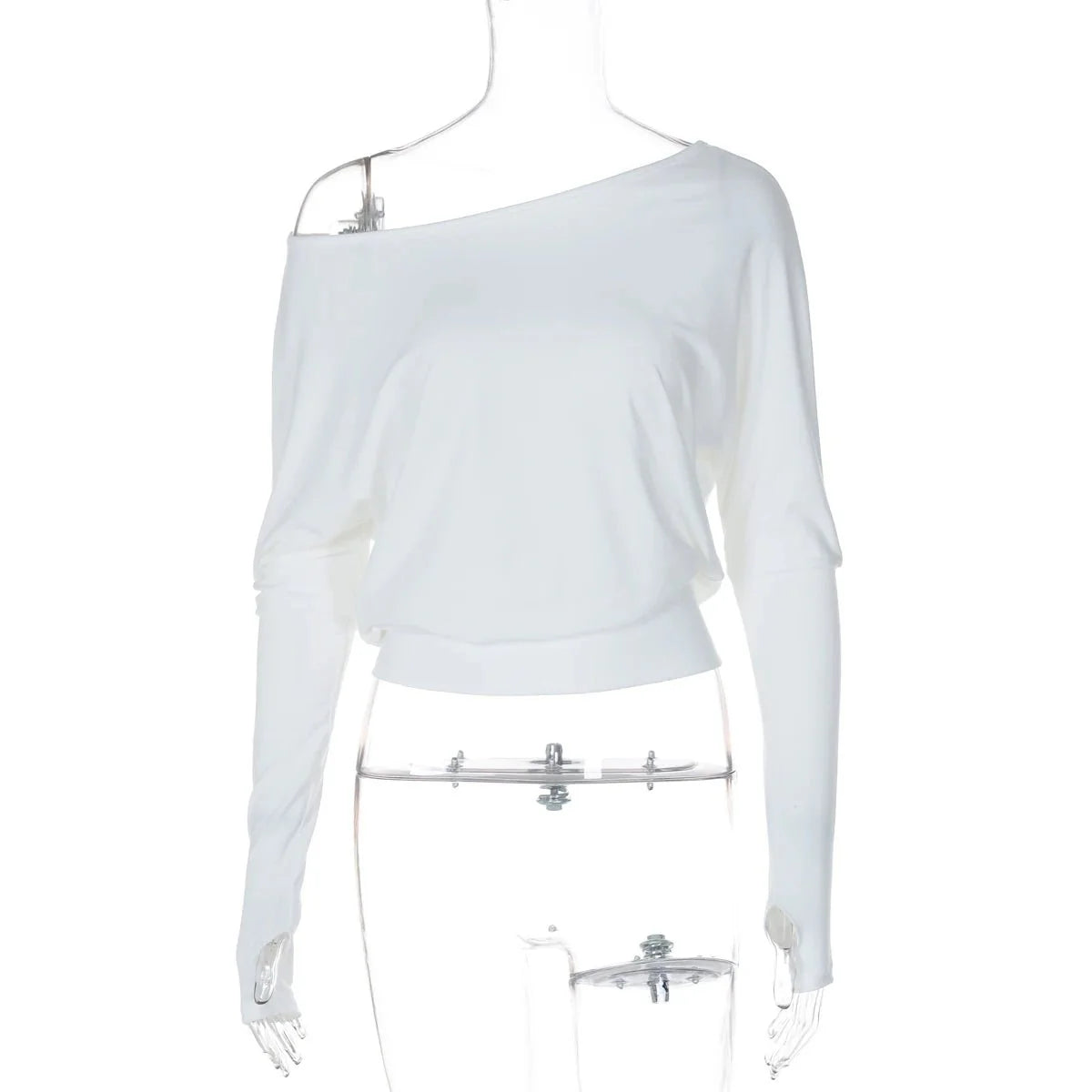 Off The Shoulder Long Sleeve T-shirt