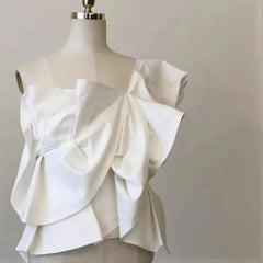 One Shoulder Slim Fit  Blouse