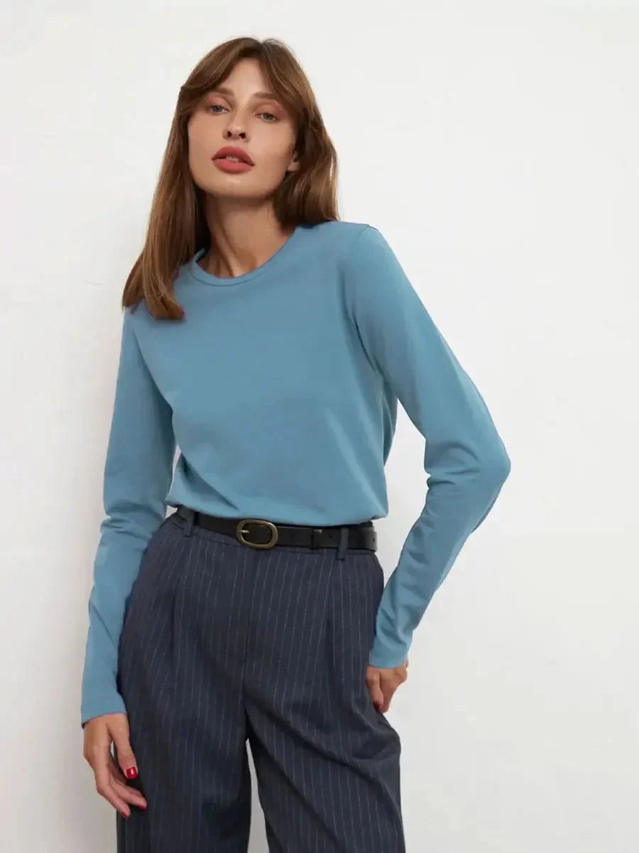 Oversized Cotton Long Sleeve Tee