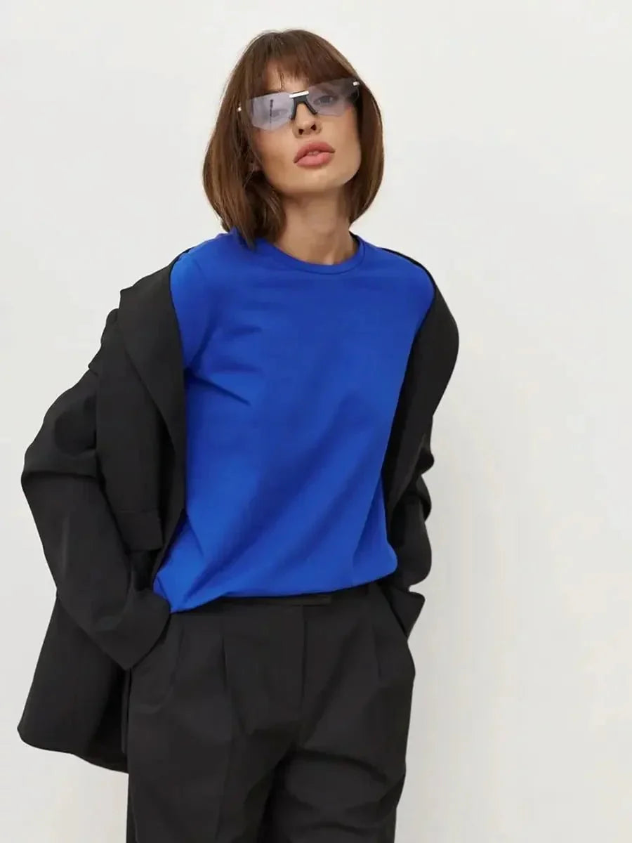 Oversized Cotton Long Sleeve Tee