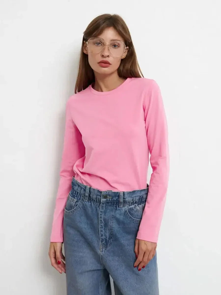 Oversized Cotton Long Sleeve Tee