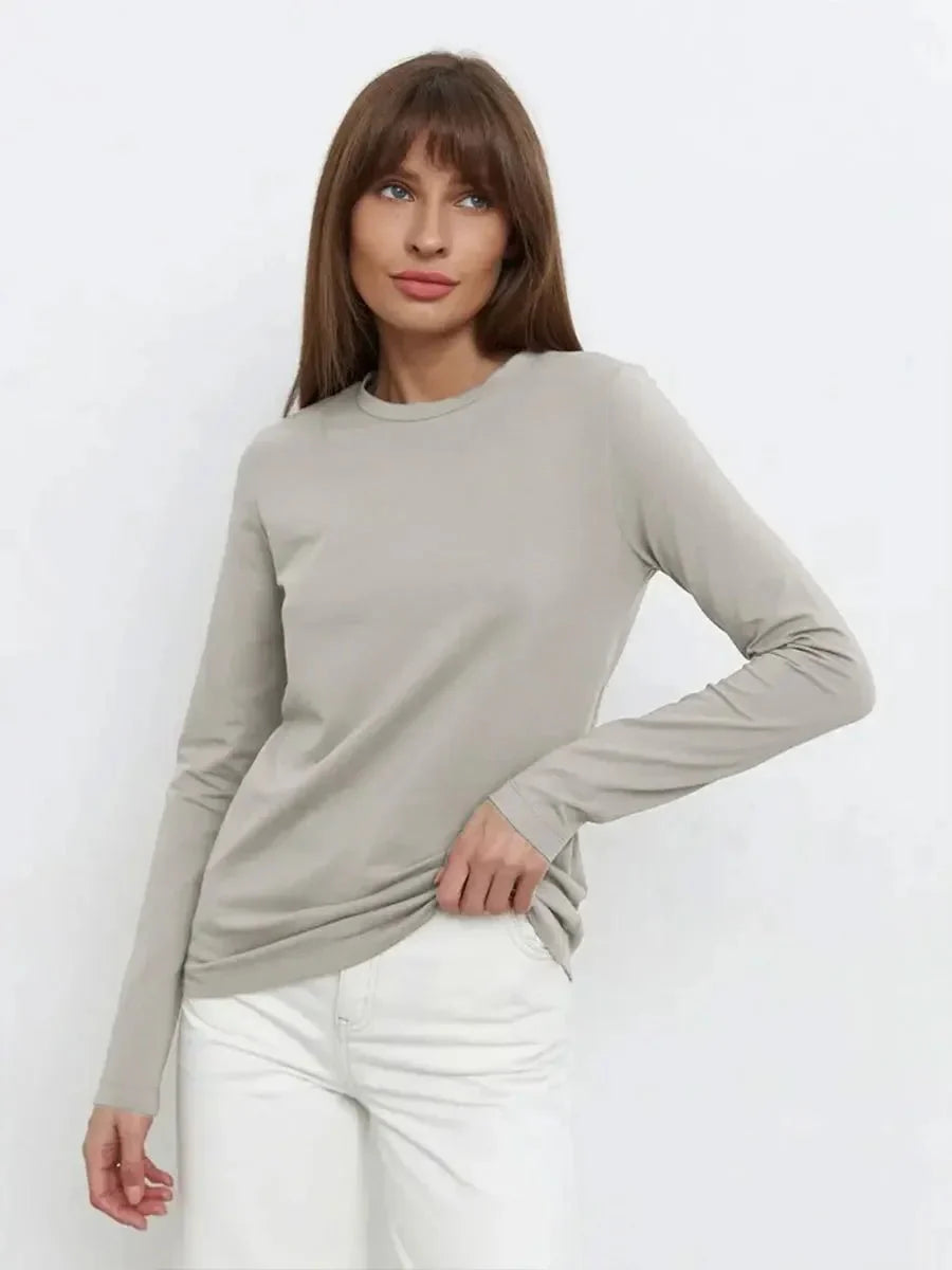 Oversized Cotton Long Sleeve Tee