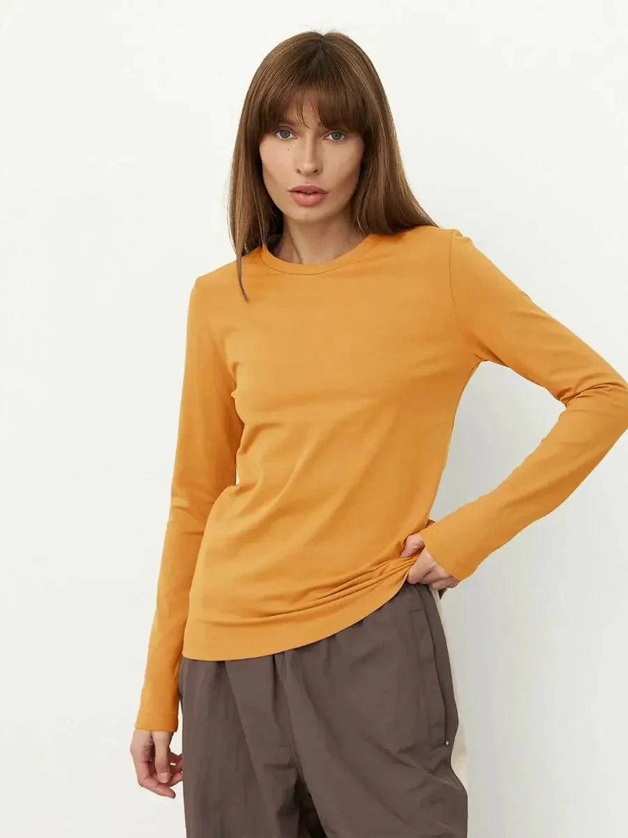 Oversized Cotton Long Sleeve Tee