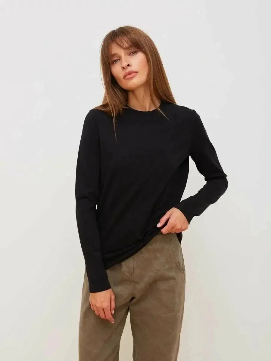 Oversized Cotton Long Sleeve Tee