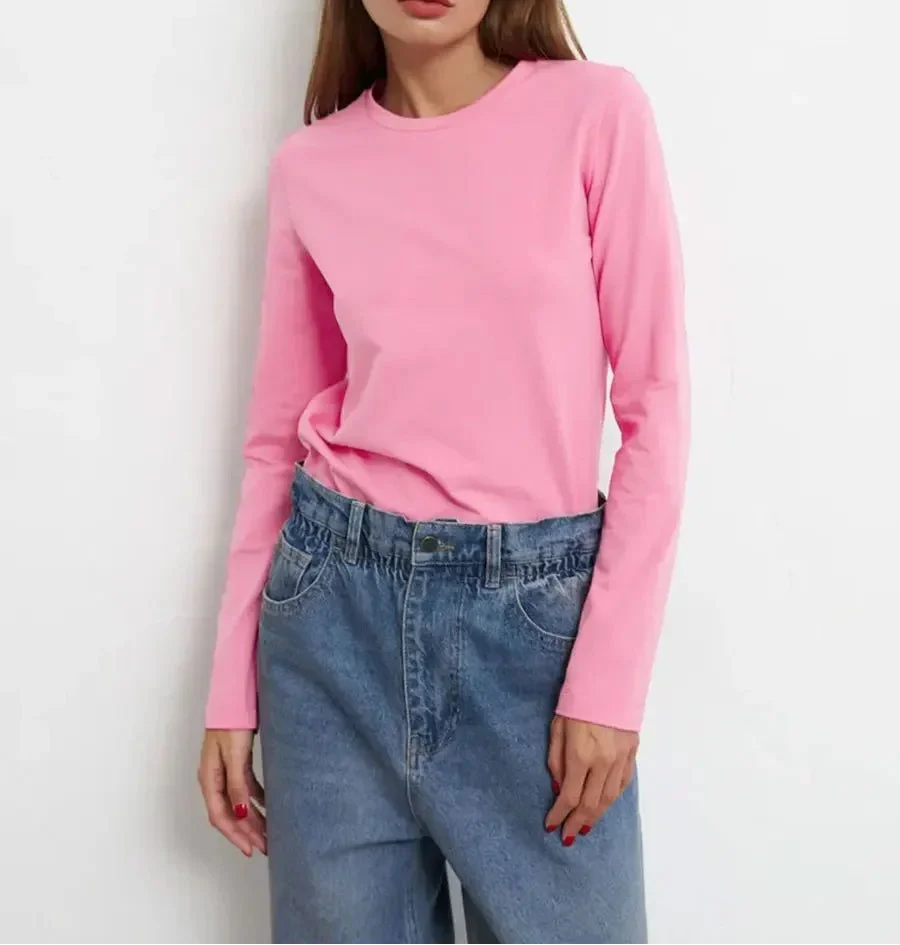 Oversized Cotton Long Sleeve Tee