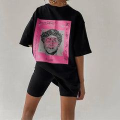Oversized Printed Streetwear T-shirt