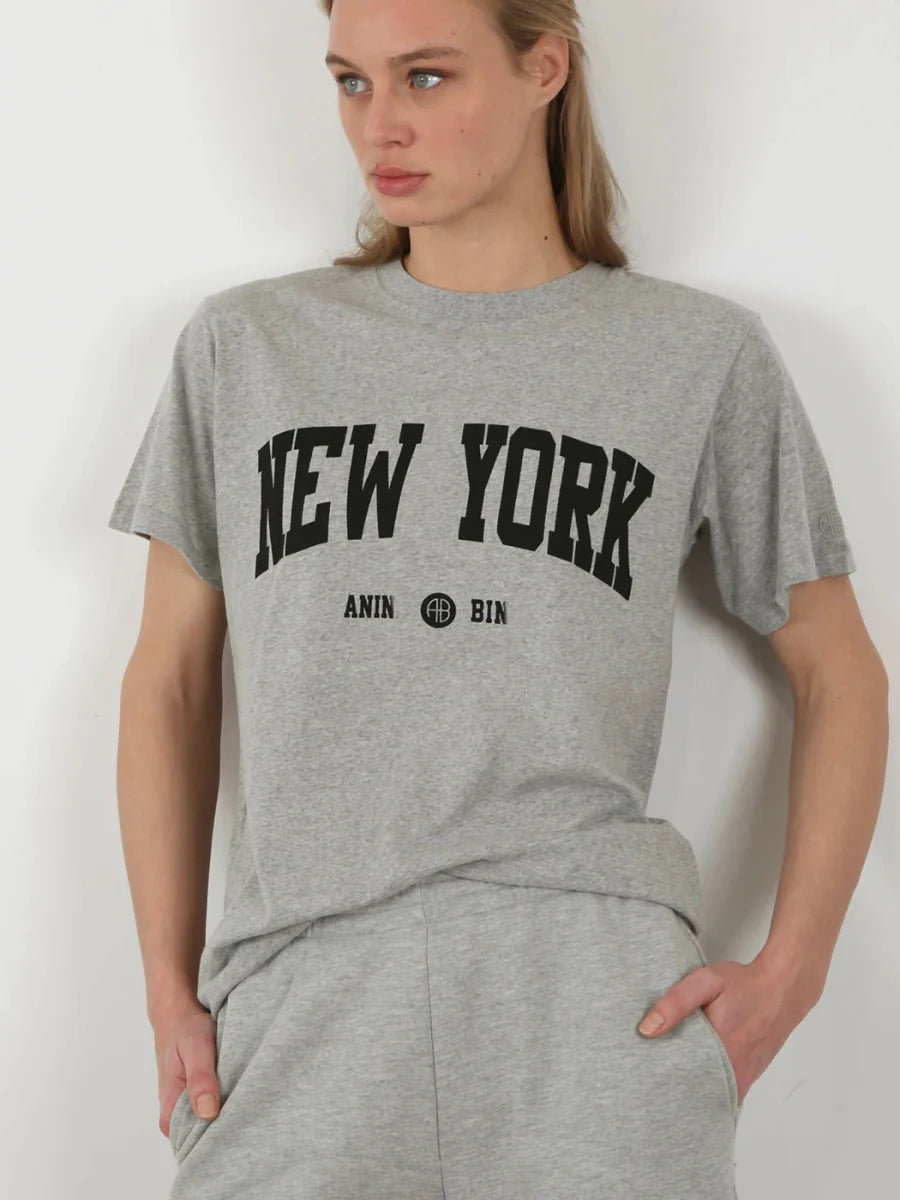 Cotton Letter Print Short Sleeve Tee T-shirts