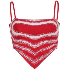 Penelope Heart Print Knitted Top