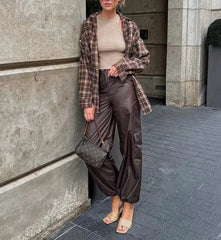 Plaid Checkered Long Sleeve Shirts