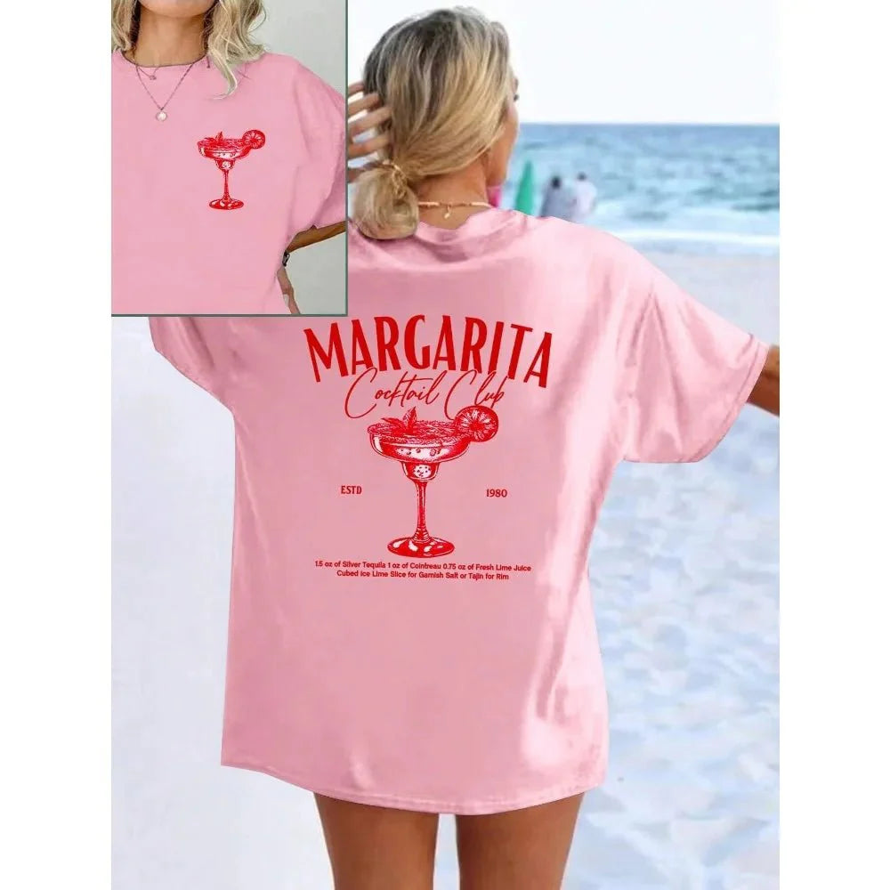 Printed Cotton Round Neck Tee