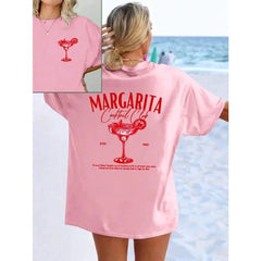 Printed Cotton Round Neck Tee