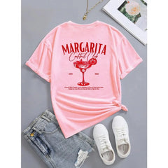 Printed Cotton Round Neck Tee