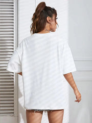 Printed Summer Beach Cotton T-Shirt