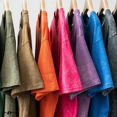Quality Oversized Acid Washed Vintage T-shirts Streetwear