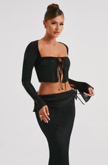 Reo Top - Schwarz
