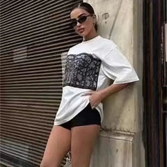 Retro Chic Printed Tee