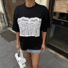 Retro Chic Printed Tee