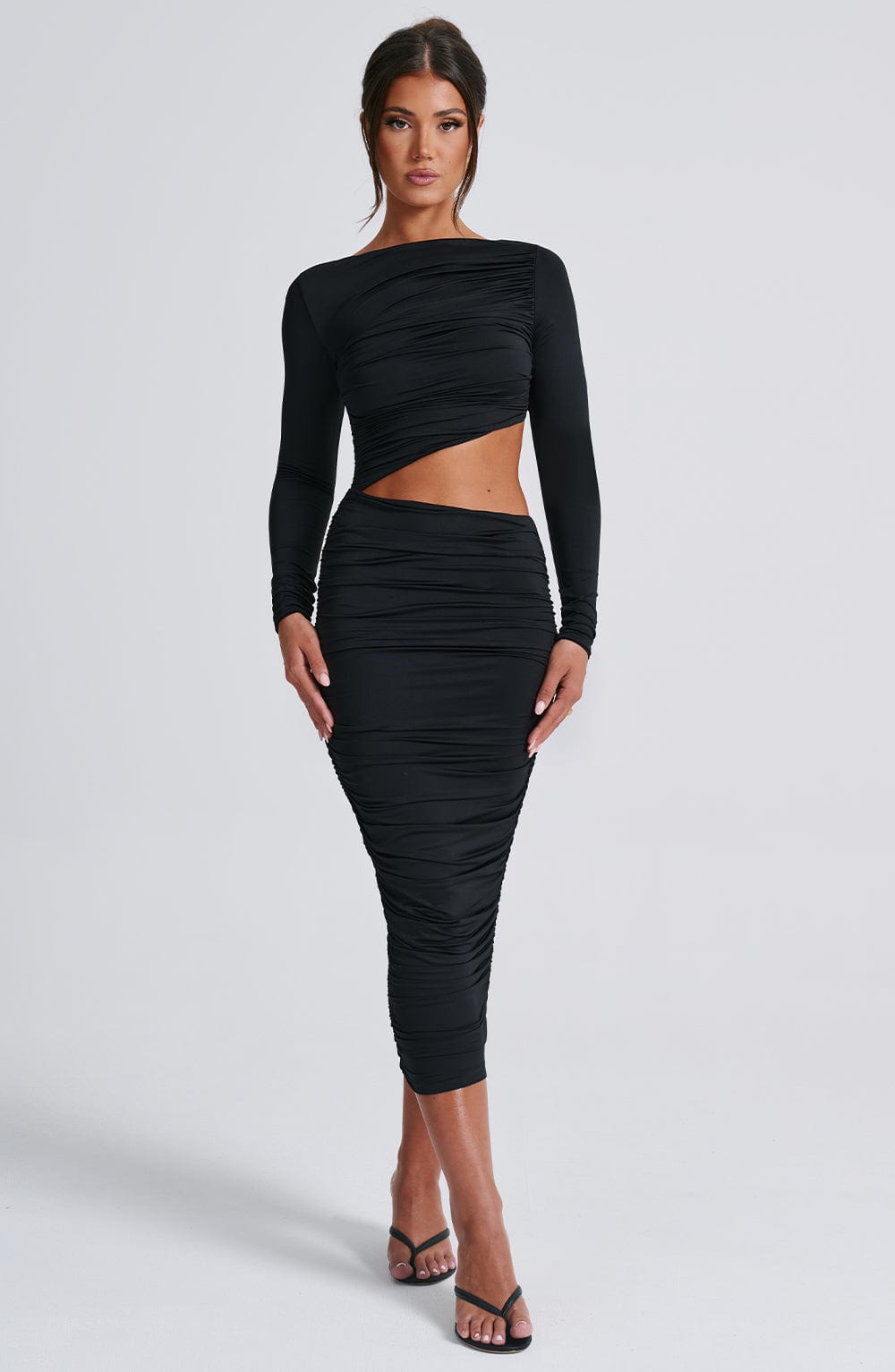 Rylee Midi Dress - Black