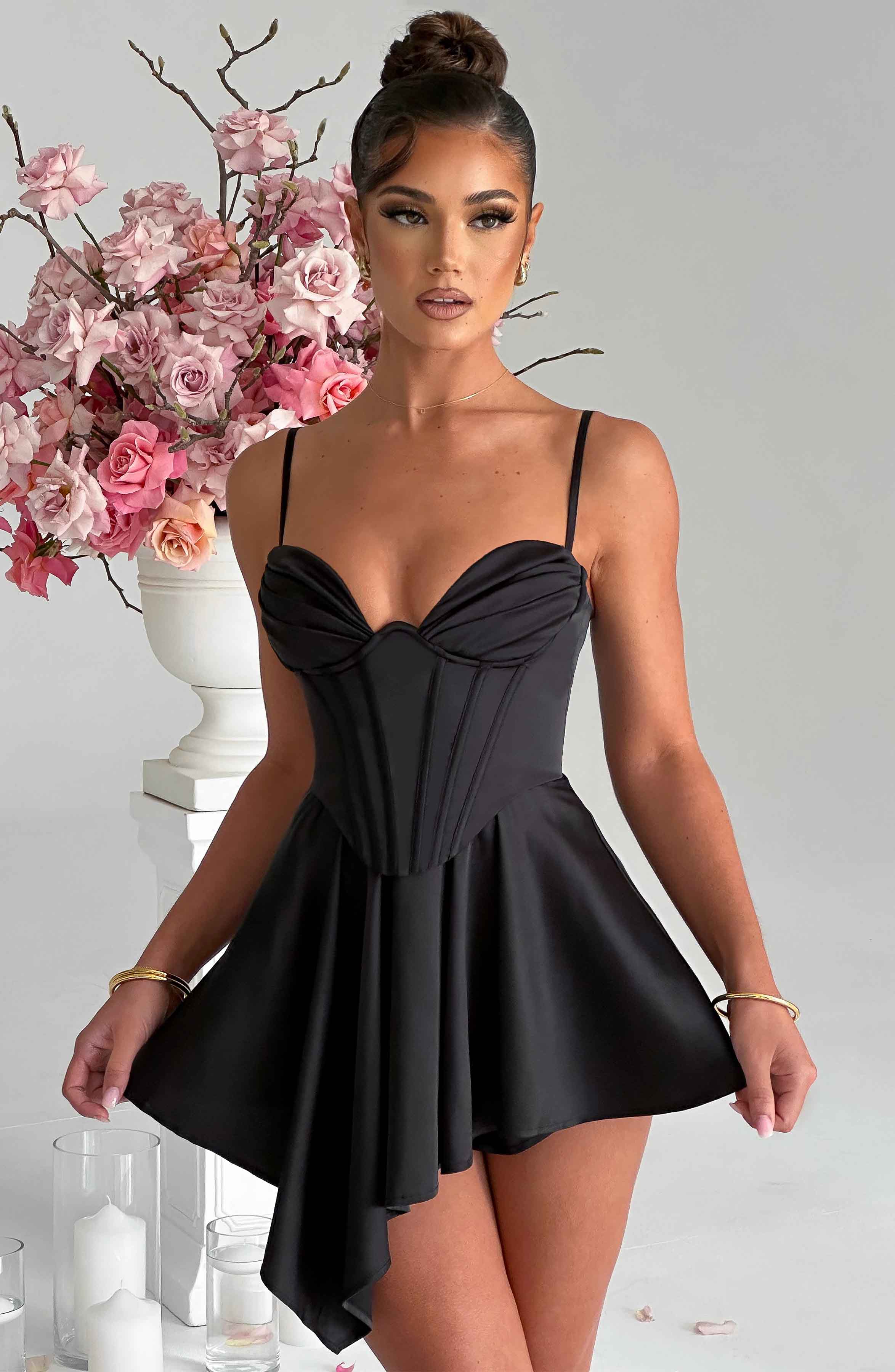 Saffron Playsuit - Black