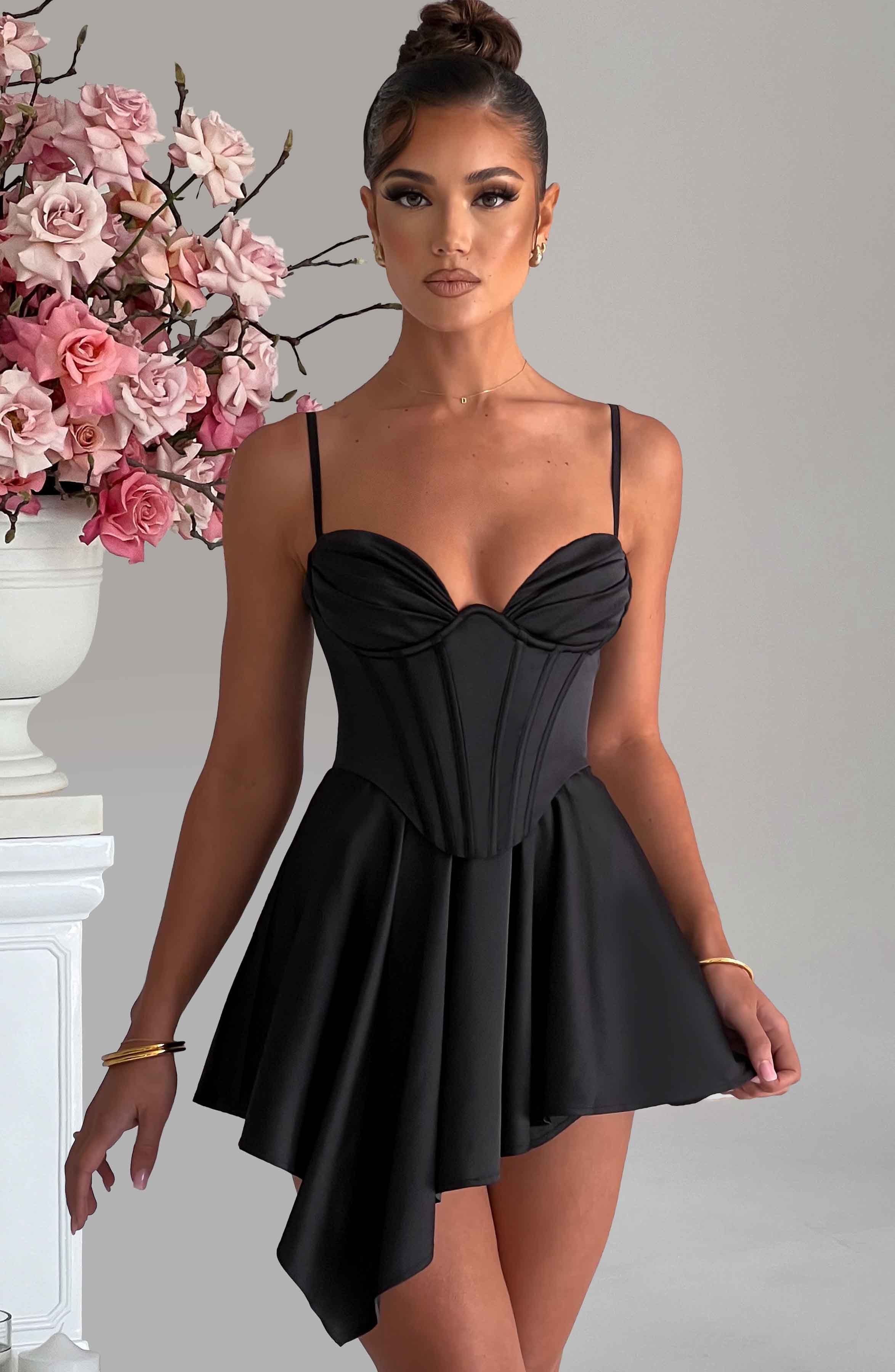 Saffron Playsuit - Black