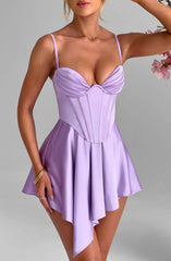 Saffron Playsuit - Purple