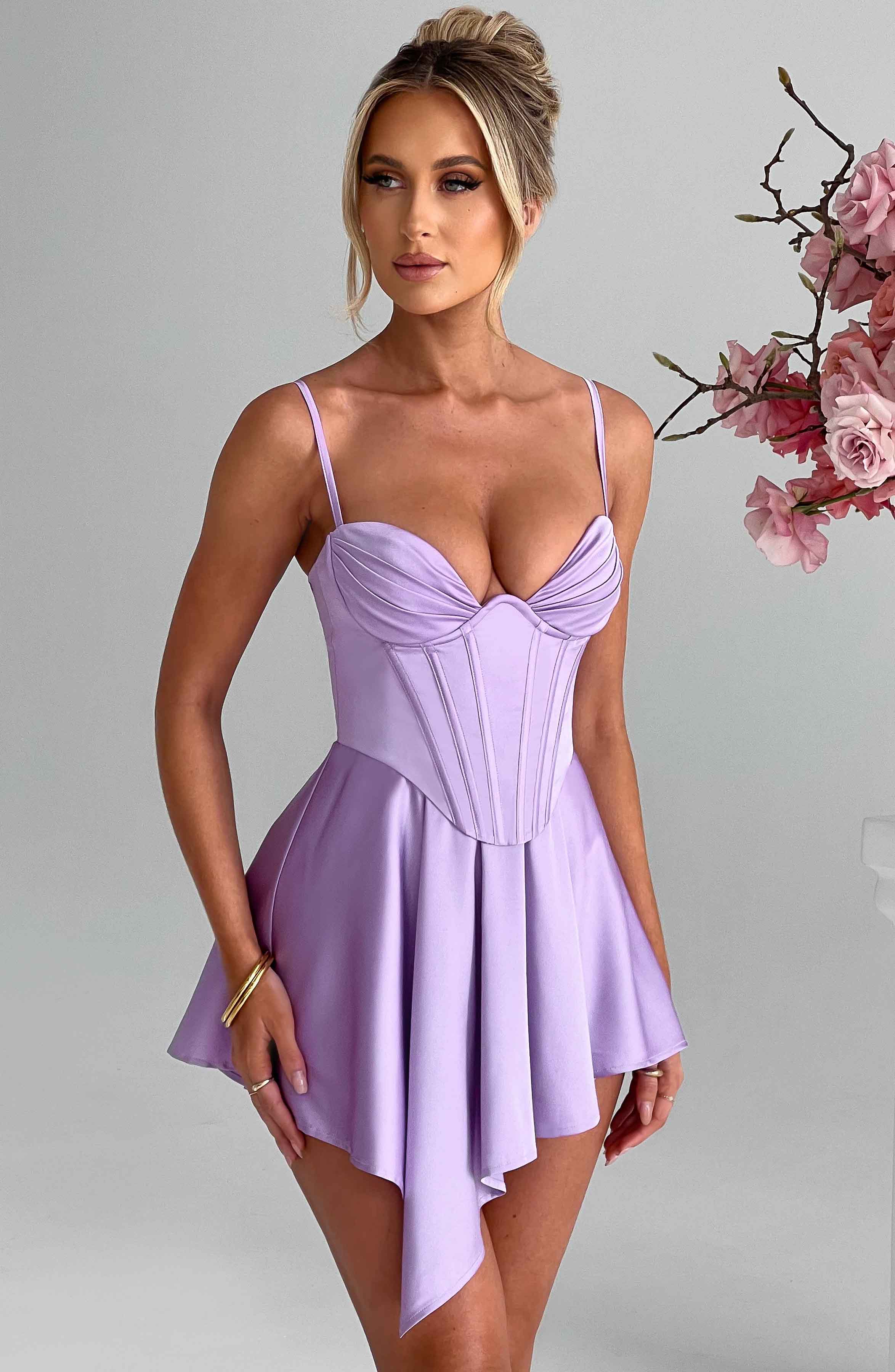 Saffron Playsuit - Purple