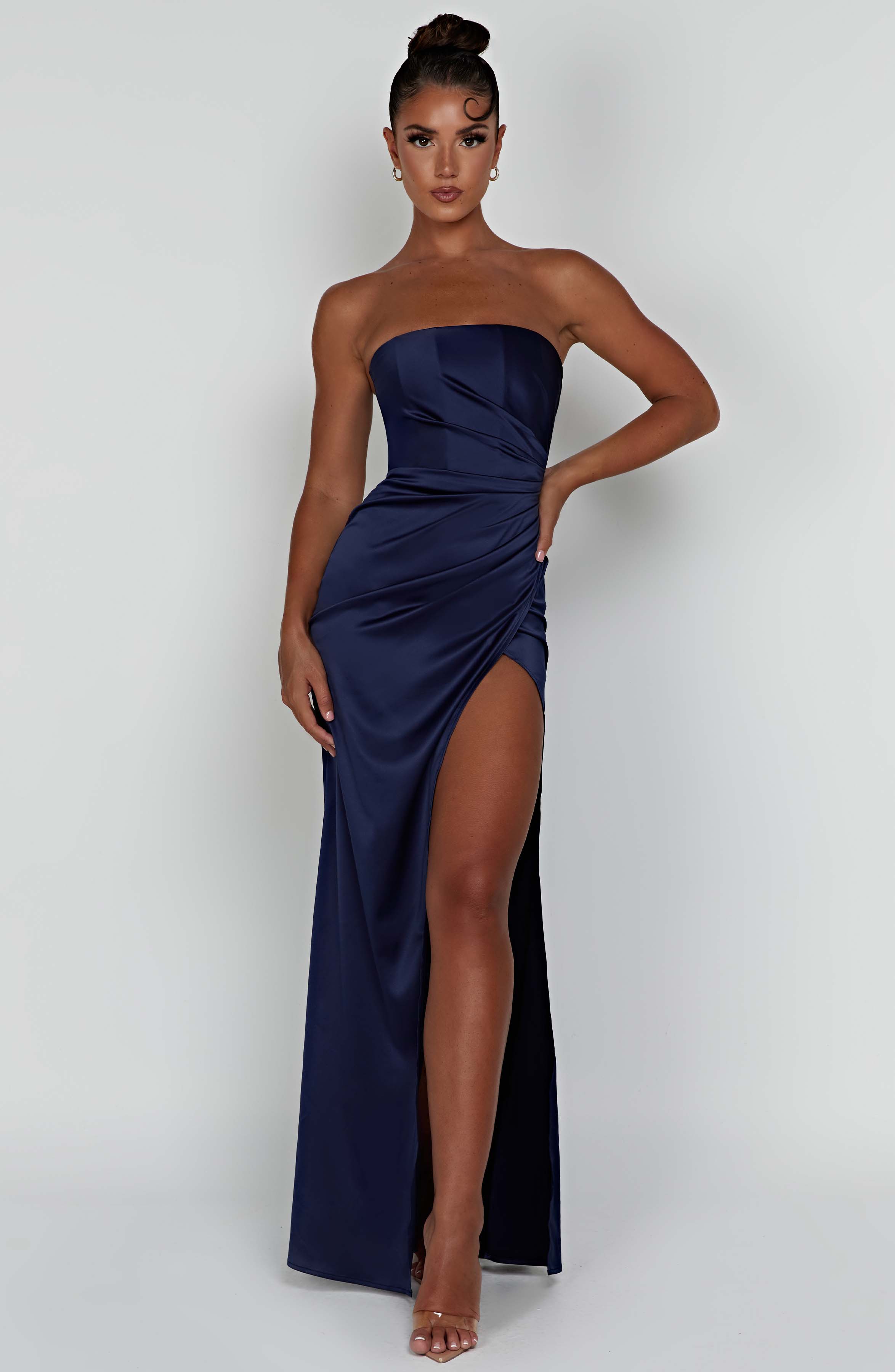 Safiya Maxikleid - Marineblau