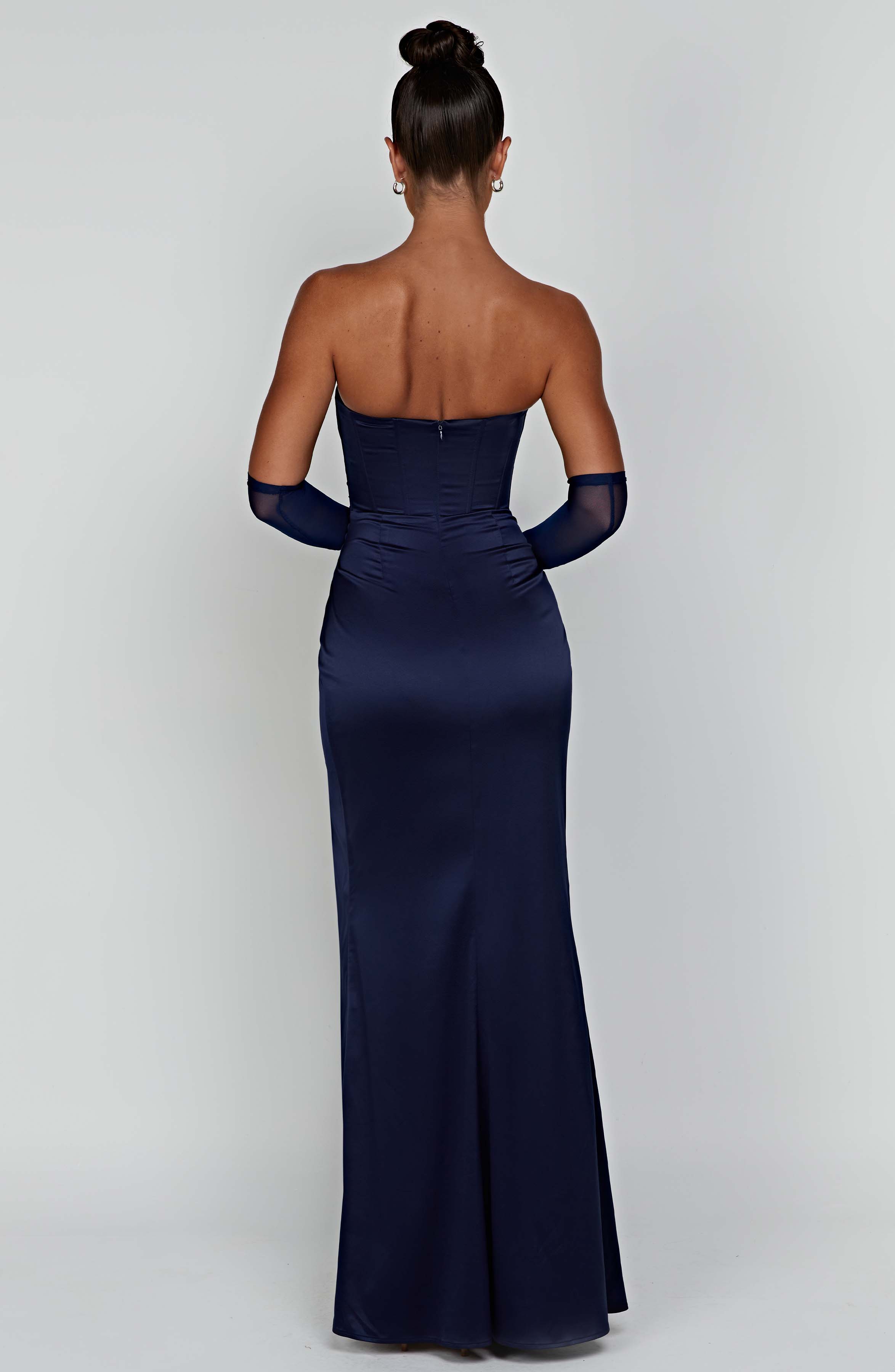 Safiya Maxikleid - Marineblau