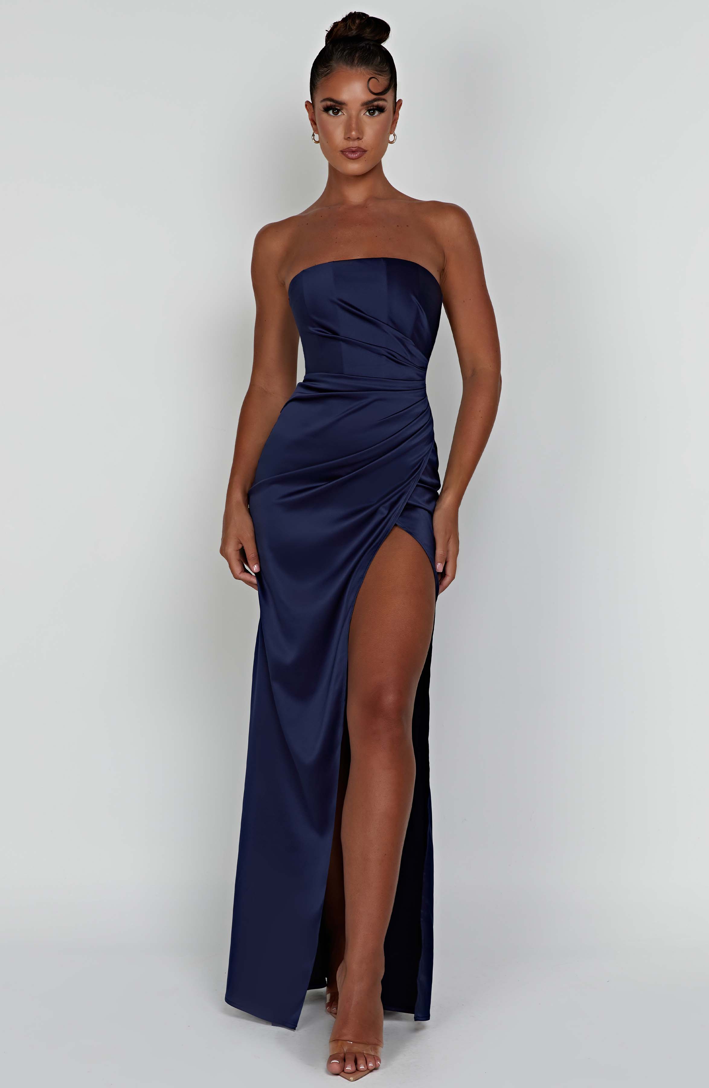 Safiya Maxikleid - Marineblau