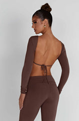 Sahra Top - Chocolate