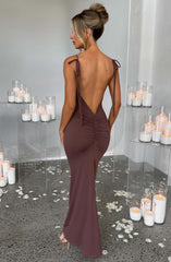 Sanya Maxikleid - Schokolade