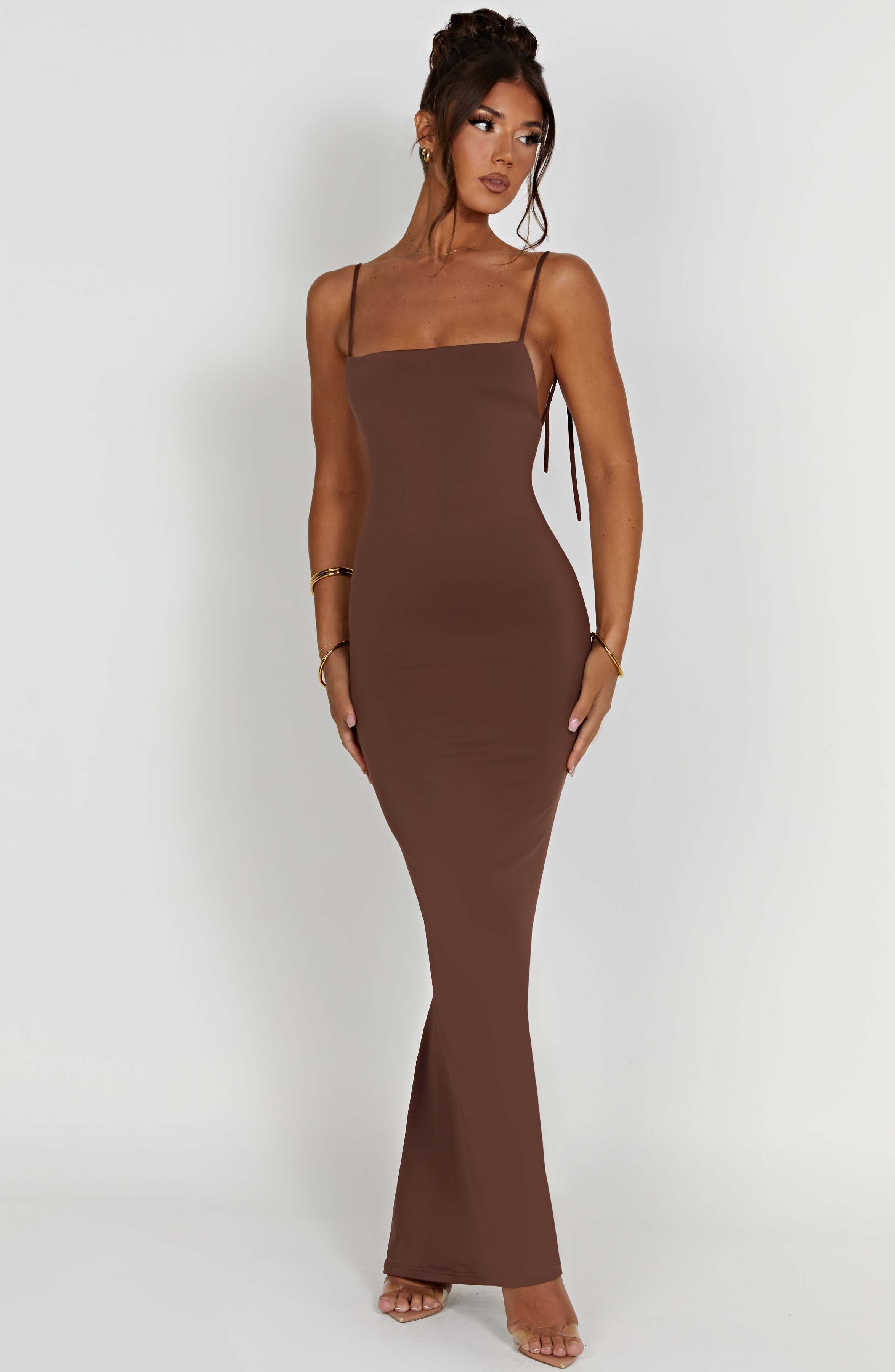 Sanya Maxikleid - Schokolade